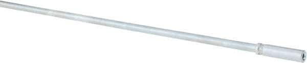 Value Collection - 48" Long x 1/4" Rod Diam, Tube Brush Extension Rod - 3/16-24 Female Thread - Exact Industrial Supply