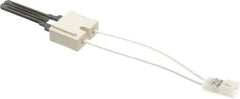 White-Rodgers - 120 VAC, 5 Amp, Two Terminal Receptacle with .093" Male Pins Connection, Silicon Carbide Hot Surface Ignitor - 9" Lead Length, For Use with Gas Burner - Exact Industrial Supply