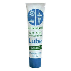 Lubriplate - 10 oz Tube Calcium General Purpose Grease - Off White, 150°F Max Temp, NLGIG 0, - Exact Industrial Supply