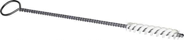 Brush Research Mfg. - 2" Long x 5/16" Diam Nylon Hole Cleaning Brush - 8" OAL, 0.008" Filament Diam, 1/8" Shank Diam - Exact Industrial Supply