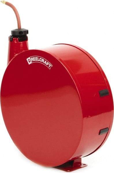 Reelcraft - 50' Spring Retractable Hose Reel - 300 psi, Hose Included - Exact Industrial Supply