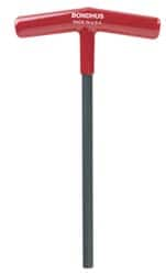 Bondhus - 8mm T-Handle Cushion Grip Hex Key - Exact Industrial Supply