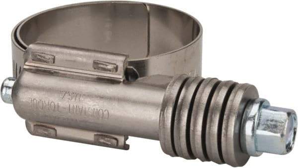 IDEAL TRIDON - Steel Auto-Adjustable Worm Drive Clamp - 5/8" Wide x 5/8" Thick, 1" Hose, 1 to 1-3/4" Diam - Exact Industrial Supply