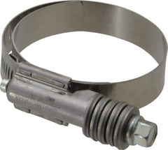 IDEAL TRIDON - Steel Auto-Adjustable Worm Drive Clamp - 5/8" Wide x 5/8" Thick, 1-3/4" Hose, 1-3/4 to 2-5/8" Diam - Exact Industrial Supply