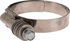 IDEAL TRIDON - Steel Auto-Adjustable Worm Drive Clamp - 5/8" Wide x 5/8" Thick, 2-1/4" Hose, 2-1/4 to 3-1/8" Diam - Exact Industrial Supply