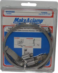 Made in USA - 2" Diam, Hose Clamp Kit - Exact Industrial Supply