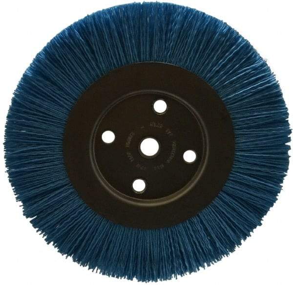 Dico - 8" OD, 5/8" Arbor Hole, Crimped Nylon Wheel Brush - 3/8" Face Width - Exact Industrial Supply