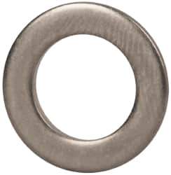 Made in USA - 3/8" Screw, Grade AN960 Stainless Steel Standard Flat Washer - 0.39" ID x 5/8" OD, 0.063" Thick, Passivated Finish, Meets Military Specifications - Exact Industrial Supply