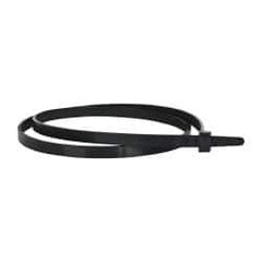 Made in USA - 28" Long Black Nylon Standard Cable Tie - 120 Lb Tensile Strength, 9" Max Bundle Diam - Exact Industrial Supply