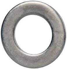 Made in USA - 1/2" Screw, Grade AN960 Stainless Steel Standard Flat Washer - 0.515" ID x 7/8" OD, 0.063" Thick, Passivated Finish, Meets Military Specifications - Exact Industrial Supply