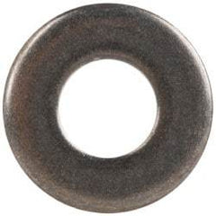 Made in USA - #10 Screw, Grade AN960 Stainless Steel Standard Flat Washer - 0.203" ID x 0.438" OD, 0.063" Thick, Passivated Finish, Meets Military Specifications - Exact Industrial Supply