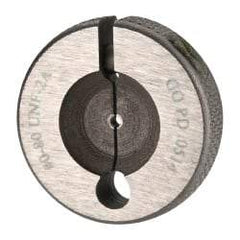 Vermont Gage - 0-80 Go Single Ring Thread Gage - Class 2A, Tool Steel - Exact Industrial Supply