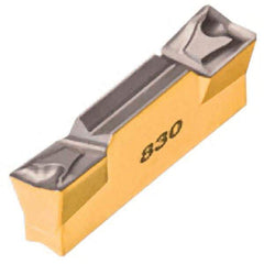 Iscar - 6004HFPR Grade IC5010, 6mm Cutting Width Carbide Grooving Insert - 3mm Max Depth of Cut, Right Hand, 0.4mm Corner Radius, TiCN/Al2O3/TiN Finish - Exact Industrial Supply