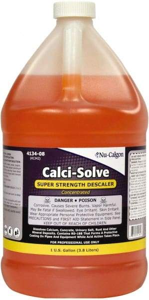 Nu-Calgon - 1 Gal Liquid Hydrochloric Acid Drain Cleaner - Acidic Scent - Exact Industrial Supply
