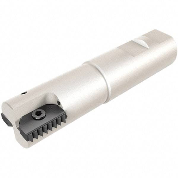 Iscar - 1-1/4" Cut Diam, 0.394" Max Depth of Cut, Indexable Square Shoulder End Mill - M16 Modular Connection, 90° Lead Angle, Through Coolant, Series FlexFit, Heli2000 - Exact Industrial Supply