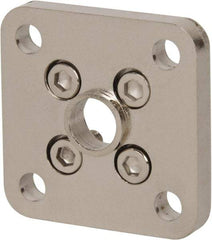 SMC PNEUMATICS - Air Cylinder Flange Mount - For 3/4" Air Cylinders, Use with NCGF/G - Exact Industrial Supply