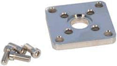 SMC PNEUMATICS - Air Cylinder Flange Mount - For 2-1/2" Air Cylinders, Use with NCGF/G - Exact Industrial Supply