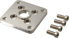 SMC PNEUMATICS - Air Cylinder Flange Mount - For 2" Air Cylinders, Use with NCGF/G - Exact Industrial Supply