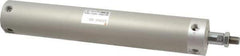 SMC PNEUMATICS - 1-1/2" Bore Double Acting Air Cylinder - 1/8 Port, 7/16-20 Rod Thread, 140 Max psi, 40 to 140°F - Exact Industrial Supply