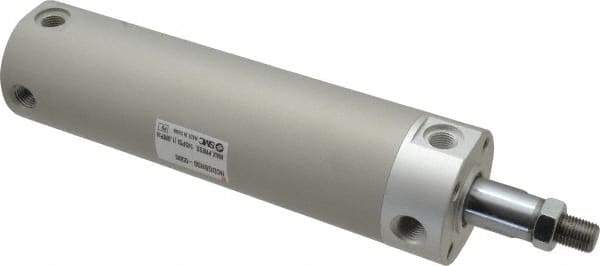 SMC PNEUMATICS - 2" Bore Double Acting Air Cylinder - 1/4 Port, 1/2-20 Rod Thread, 140 Max psi, 40 to 140°F - Exact Industrial Supply