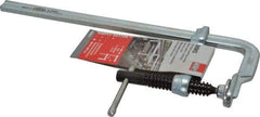 Bessey - 2-1/4" Deep Throat, 8" Max Capacity, Standard Sliding Arm Clamp - 400 Lb Clamping Pressure, 0.465" Spindle Diam - Exact Industrial Supply