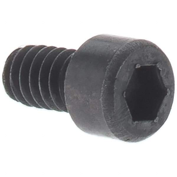 Holo-Krome - M8x1.25 Metric Coarse Hex Socket Drive, Socket Cap Screw - Grade 12.9 Alloy Steel, Black Oxide Finish, Partially Threaded, 80mm Length Under Head - Exact Industrial Supply