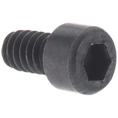 Made in USA - M10x1.50 Metric Coarse Hex Socket Drive, Socket Cap Screw - Grade 12.9 Alloy Steel, Black Oxide Finish, Partially Threaded, 90mm Length Under Head - Exact Industrial Supply