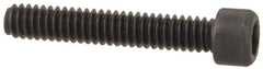 Value Collection - #0-80 UNF Hex Socket Drive, Socket Cap Screw - Alloy Steel, Black Oxide Finish, Fully Threaded, 3/8" Length Under Head - Exact Industrial Supply