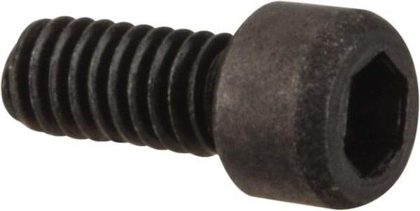 Value Collection - #1-72 UNF Hex Socket Drive, Socket Cap Screw - Alloy Steel, Black Oxide Finish, Fully Threaded, 3/16" Length Under Head - Exact Industrial Supply