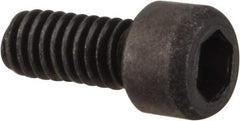 Value Collection - #1-72 UNF Hex Socket Drive, Socket Cap Screw - Alloy Steel, Black Oxide Finish, Fully Threaded, 3/16" Length Under Head - Exact Industrial Supply