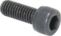 Value Collection - #10-32 UNF Hex Socket Drive, Socket Cap Screw - Alloy Steel, Black Oxide Finish, Fully Threaded, 1/2" Length Under Head - Exact Industrial Supply
