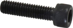 Value Collection - #10-32 UNF Hex Socket Drive, Socket Cap Screw - Alloy Steel, Black Oxide Finish, Fully Threaded, 3/4" Length Under Head - Exact Industrial Supply