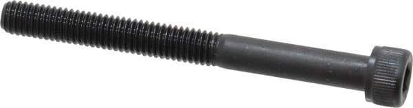 Value Collection - #10-32 UNF Hex Socket Drive, Socket Cap Screw - Alloy Steel, Black Oxide Finish, Partially Threaded, 2" Length Under Head - Exact Industrial Supply