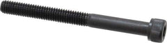 Value Collection - #10-32 UNF Hex Socket Drive, Socket Cap Screw - Alloy Steel, Black Oxide Finish, Partially Threaded, 2" Length Under Head - Exact Industrial Supply