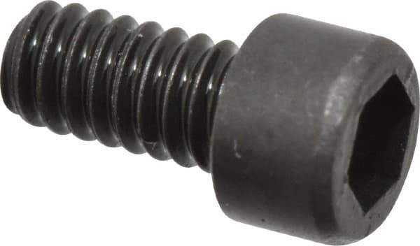 Value Collection - #2-56 UNC Hex Socket Drive, Socket Cap Screw - Alloy Steel, Black Oxide Finish, Fully Threaded, 3/16" Length Under Head - Exact Industrial Supply