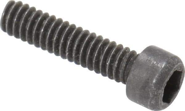 Value Collection - #2-56 UNC Hex Socket Drive, Socket Cap Screw - Alloy Steel, Black Oxide Finish, Fully Threaded, 3/8" Length Under Head - Exact Industrial Supply