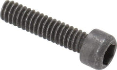 Value Collection - #2-56 UNC Hex Socket Drive, Socket Cap Screw - Alloy Steel, Black Oxide Finish, Fully Threaded, 3/8" Length Under Head - Exact Industrial Supply