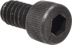Value Collection - #3-48 UNC Hex Socket Drive, Socket Cap Screw - Alloy Steel, Black Oxide Finish, Fully Threaded, 3/16" Length Under Head - Exact Industrial Supply