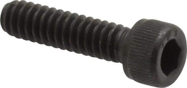 Value Collection - #10-24 UNC Hex Socket Drive, Socket Cap Screw - Alloy Steel, Black Oxide Finish, Fully Threaded, 3/4" Length Under Head - Exact Industrial Supply