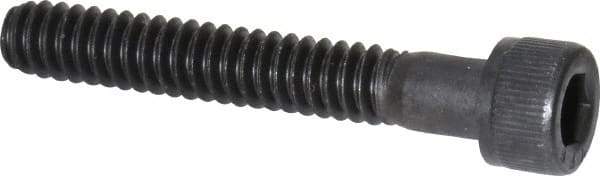 Value Collection - #10-24 UNC Hex Socket Drive, Socket Cap Screw - Alloy Steel, Black Oxide Finish, Fully Threaded, 1-1/4" Length Under Head - Exact Industrial Supply