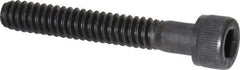 Value Collection - #10-24 UNC Hex Socket Drive, Socket Cap Screw - Alloy Steel, Black Oxide Finish, Fully Threaded, 1-1/4" Length Under Head - Exact Industrial Supply