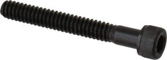 Value Collection - #10-24 UNC Hex Socket Drive, Socket Cap Screw - Alloy Steel, Black Oxide Finish, Partially Threaded, 1-1/2" Length Under Head - Exact Industrial Supply