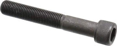 Value Collection - 3/8-24 UNF Hex Socket Drive, Socket Cap Screw - Alloy Steel, Black Oxide Finish, Partially Threaded, 2-1/2" Length Under Head - Exact Industrial Supply