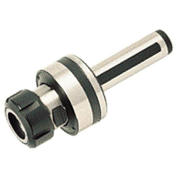 Iscar - Straight Shank, Series ER20, Reamer Collet Chuck - 2.185 Inch Projection, 0.041 to 0.514 Inch Collet Capacity, 2.559 Inch Shank Length, Through Coolant - Exact Industrial Supply