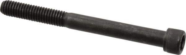 Value Collection - 3/8-16 UNC Hex Socket Drive, Socket Cap Screw - Alloy Steel, Black Oxide Finish, Partially Threaded, 4" Length Under Head - Exact Industrial Supply