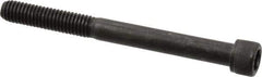 Value Collection - 3/8-16 UNC Hex Socket Drive, Socket Cap Screw - Alloy Steel, Black Oxide Finish, Partially Threaded, 4" Length Under Head - Exact Industrial Supply