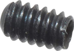 Value Collection - #0-80 UNF, 3/32" OAL, Cup Point Set Screw - Grade 8 Alloy Steel, 0.028" Key - Exact Industrial Supply
