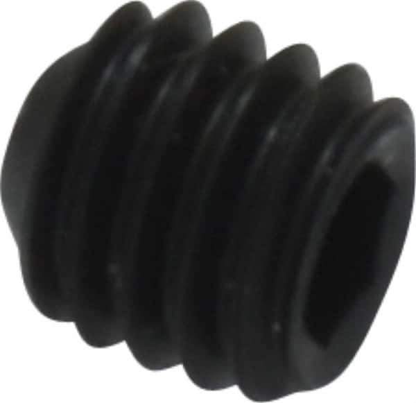 Value Collection - #10-32 UNF, 3/16" OAL, Cup Point Set Screw - Grade 8 Alloy Steel, 3/32" Key - Exact Industrial Supply