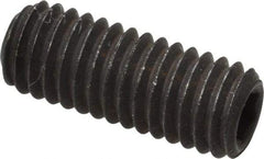 Value Collection - #10-32 UNF, 1/2" OAL, Cup Point Set Screw - Grade 8 Alloy Steel, 3/32" Key - Exact Industrial Supply