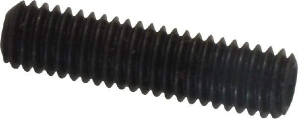 Value Collection - #10-32 UNF, 3/4" OAL, Cup Point Set Screw - Grade 8 Alloy Steel, 3/32" Key - Exact Industrial Supply